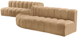Arc Vegan Leather Modular Sofa - Elevate Your Space with Contemporary Luxury and Versatile Design