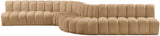 Arc Vegan Leather Modular Sofa - Elevate Your Space with Contemporary Luxury and Versatile Design
