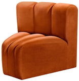 Arc Vegan Leather Curved Corner Chair - Elevate Your Space with Modern Luxury and Timeless Style