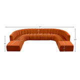 Arc Vegan Leather Modular Sofa – Elevate Your Space with Timeless Sophistication and Versatile Style