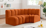 Arc Vegan Leather Modular Sofa - Modern Elegance with Deep Channel Tufting for Versatile Living Spaces