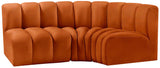 Arc Vegan Leather Modular Sofa - Modern Elegance with Deep Channel Tufting for Versatile Living Spaces