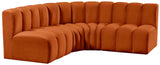 Arc Vegan Leather Modular Sofa - Elevate Your Space with Luxurious Design and Versatile Comfort