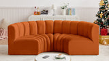 Arc Vegan Leather Modular Sofa - Elevate Your Space with Luxurious Design and Versatile Style Options