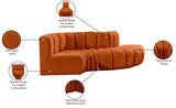 Arc Vegan Leather Modular Sofa – Elevate Your Space with Timeless Luxury and Versatile Design