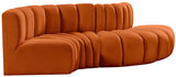 Arc Vegan Leather Modular Sofa – Elevate Your Space with Timeless Luxury and Versatile Design