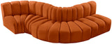Arc Vegan Leather Modular Sofa – Elevate Your Space with Modern Luxury and Versatile Design Options