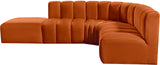 Arc Vegan Leather Modular Sofa: Elevate Your Space with Timeless Sophistication and Versatile Design