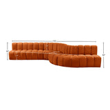 Arc Vegan Leather Modular Sofa - Elevate Your Space with Timeless Luxury and Versatile Comfort Today!