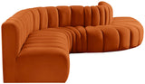 Arc Vegan Leather Modular Sofa - Elevate Your Space with Timeless Luxury and Versatile Comfort Today!