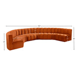 Arc Vegan Leather Modular Sofa – Elevate Your Space with Timeless Sophistication and Versatile Design