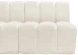 Arc Vegan Leather Modular Sofa - Modern Elegance with Deep Channel Tufting for Versatile Living Spaces