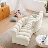 Arc Vegan Leather Modular Sofa - Elevate Your Space with Timeless Sophistication and Versatile Design