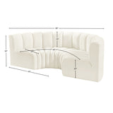Arc Vegan Leather Modular Sofa - Elevate Your Space with Luxurious Design and Versatile Style Options