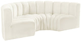 Arc Vegan Leather Modular Sofa - Elevate Your Space with Luxurious Design and Versatile Style Options