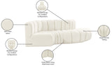 Arc Vegan Leather Modular Sofa – Elevate Your Space with Timeless Luxury and Versatile Design