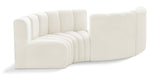 Arc Vegan Leather Modular Sofa - Elevate Your Space with Timeless Sophistication and Versatile Design