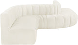 Arc Vegan Leather Modular Sofa - Elevate Your Space with Contemporary Luxury and Versatile Design