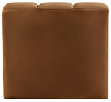 Arc Vegan Leather Curved Corner Chair - Elevate Your Space with Modern Luxury and Timeless Style
