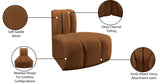 Arc Vegan Leather Modular Corner Chair - Elevate Your Space with Modern Luxury and Timeless Design