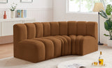 Arc Vegan Leather Modular Sofa - Modern Elegance with Deep Channel Tufting for Versatile Living Spaces