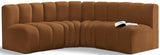 Arc Vegan Leather Modular Sofa - Elevate Your Space with Luxurious Design and Versatile Comfort