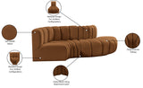 Arc Vegan Leather Modular Sofa – Elevate Your Space with Timeless Luxury and Versatile Design