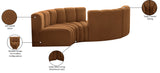 Arc Vegan Leather Modular Sofa - Elevate Your Space with Timeless Sophistication and Versatile Design