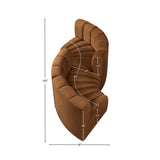 Arc Vegan Leather Modular Sofa - Elevate Your Space with Timeless Sophistication and Versatile Design