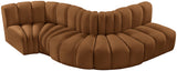 Arc Vegan Leather Modular Sofa – Elevate Your Space with Modern Luxury and Versatile Design Options