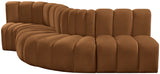Arc Vegan Leather Modular Sofa – Elevate Your Space with Modern Luxury and Versatile Design Options