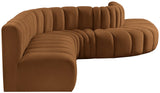Arc Vegan Leather Modular Sofa - Elevate Your Space with Timeless Luxury and Versatile Comfort Today!