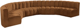 Arc Vegan Leather Modular Sofa – Elevate Your Space with Timeless Sophistication and Versatile Design
