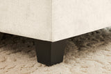 MOLLY 74" Loveseat with 2 Ottomans