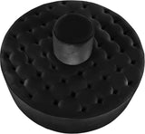 Banquet Contemporary Round Ottoman/Bench - Chic Velvet Accent for Stylish Seating & Relaxation