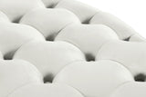 Banquet Contemporary Round Ottoman/Bench - Chic Velvet Accent for Stylish Seating & Relaxation