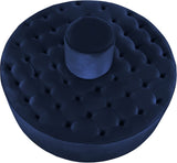 Banquet Contemporary Round Ottoman/Bench - Chic Velvet Accent for Stylish Seating & Relaxation