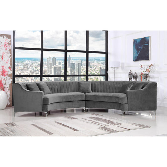 Jackson Velvet 2pc. Sectional