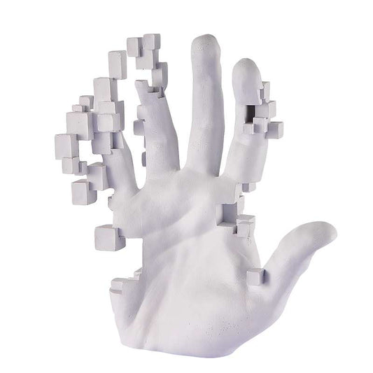 Pixel Hand // Matte White