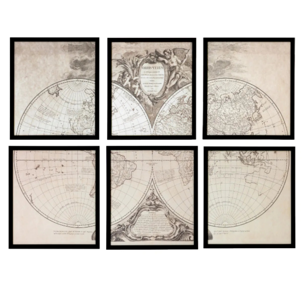 Prints Orbis Vetus set of 6