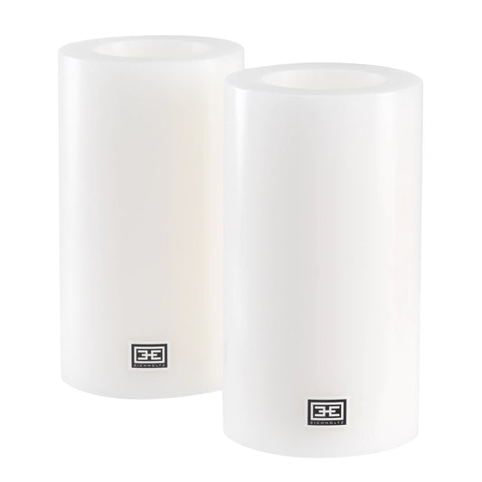 Artificial Candle ø 10 x H. 18 cm set of 2