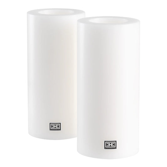 Artificial Candle ø 10 x H. 21 cm set of 2