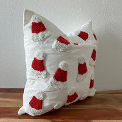 Tufted Santa Pillow Cover, 20x20 inch