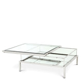 Coffee Table Harvey Polished stainless steel