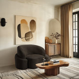 Principessa Boucle Fabric Chair