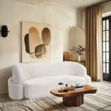 Principessa Modern Boucle Fabric Sofa - Stylish Comfort for Your Living Room or Bedroom Space