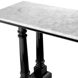 Console Table Walford
Waxed black finish | white marble top
