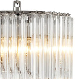Chandelier Trapani
Nickel finish | clear glass