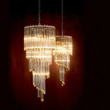 Chandelier Trapani
Nickel finish | clear glass
