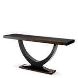 Console Table Umberto
High gloss smoked eucalyptus figured veneer